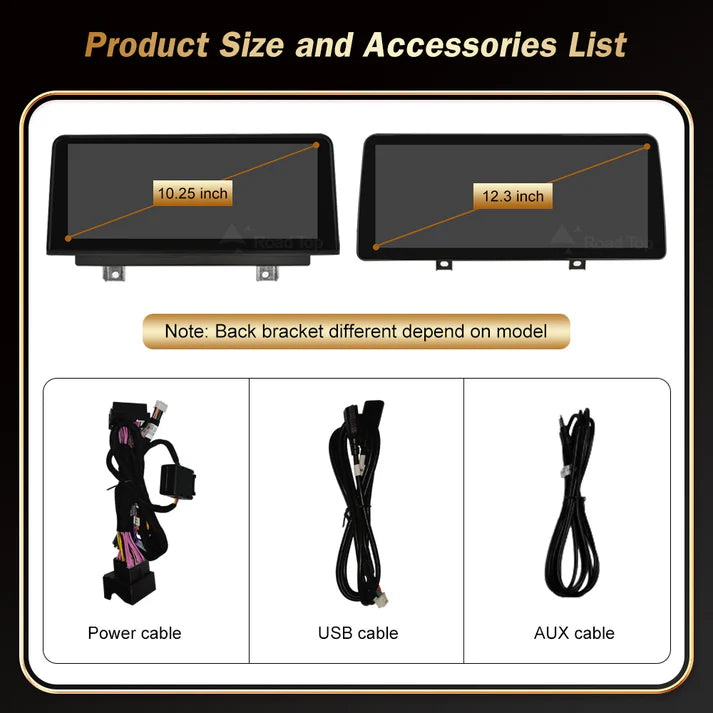 BMW 3/4 Series CarPlay Screen (F30-F36) 2012-2016