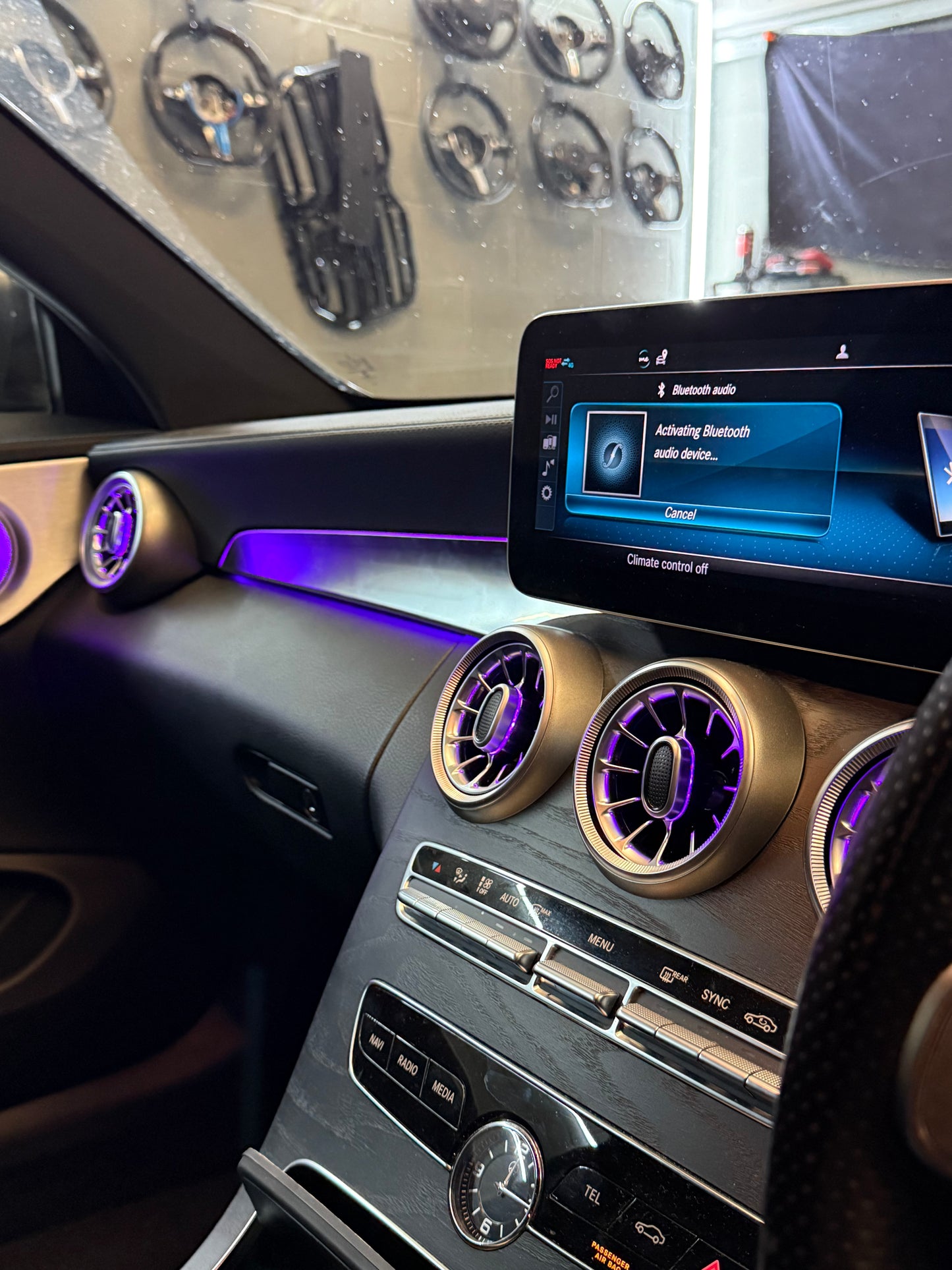 Mercedes LED Air Vents 256 Colours