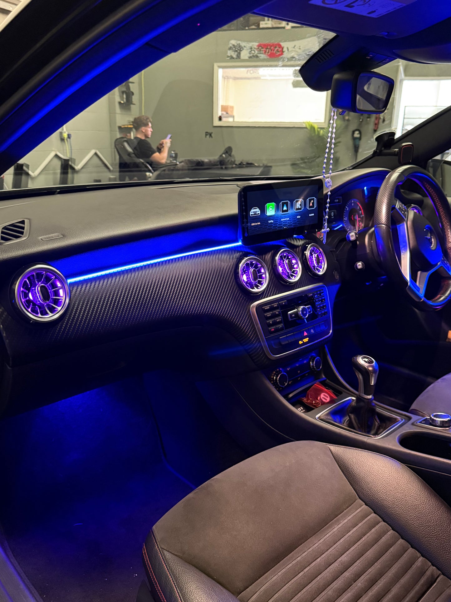 Mercedes LED Air Vents 256 Colours