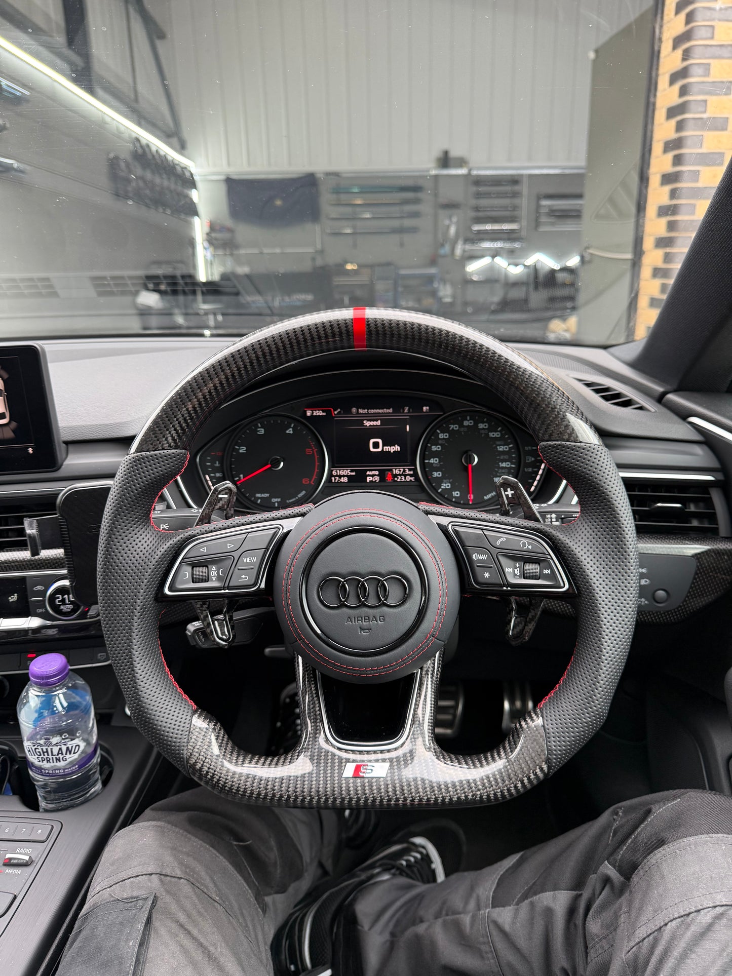 Audi Carbon Fibre Custom Steering Wheel