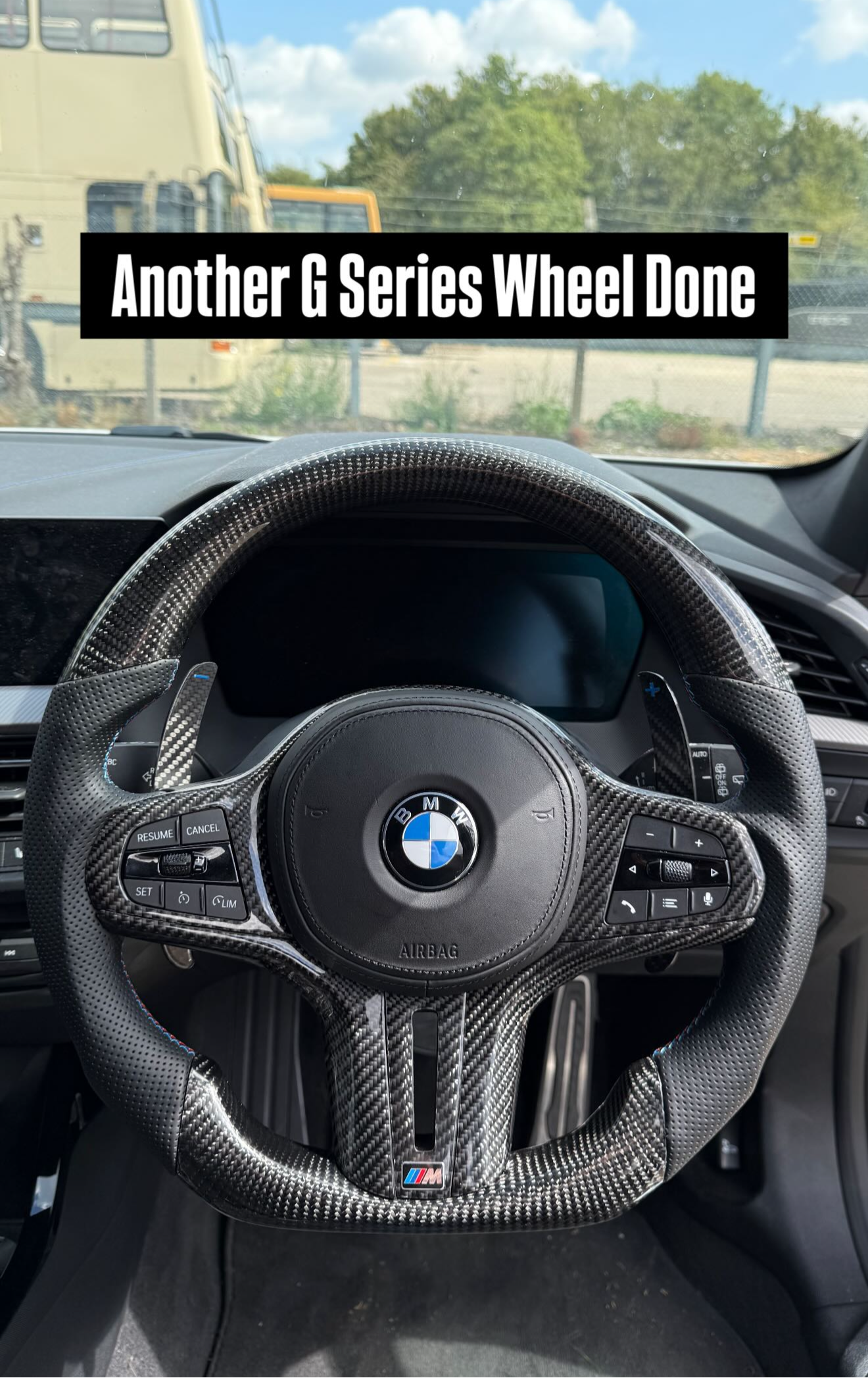 G Series Carbon Fibre Steering Wheel