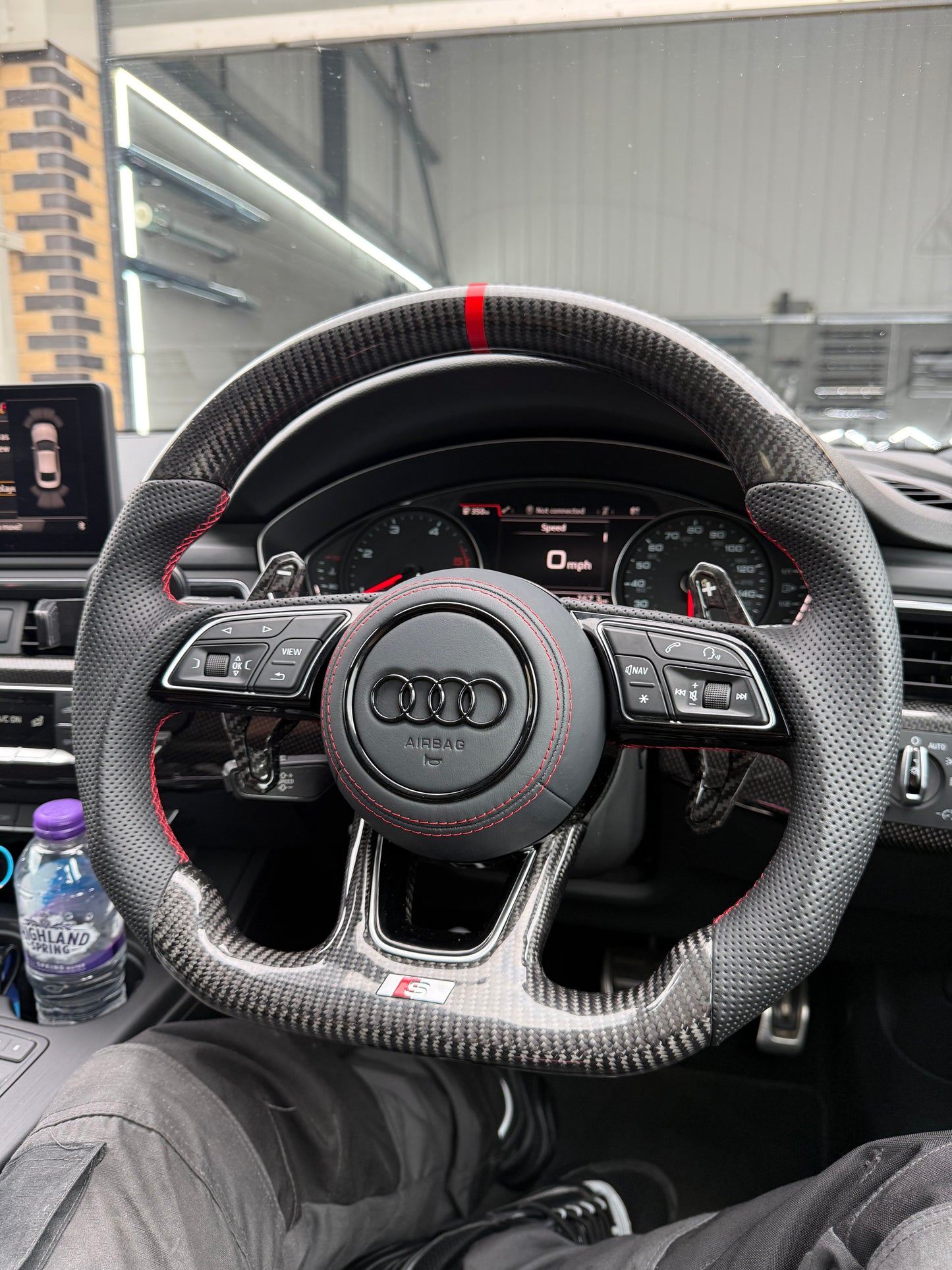 Audi Carbon Fibre Custom Steering Wheel