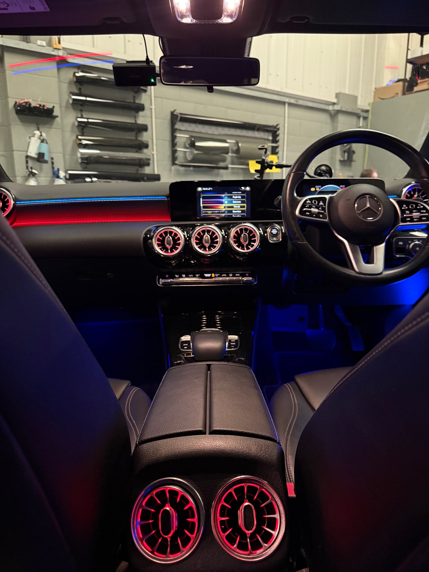 Mercedes LED Air Vents 256 Colours