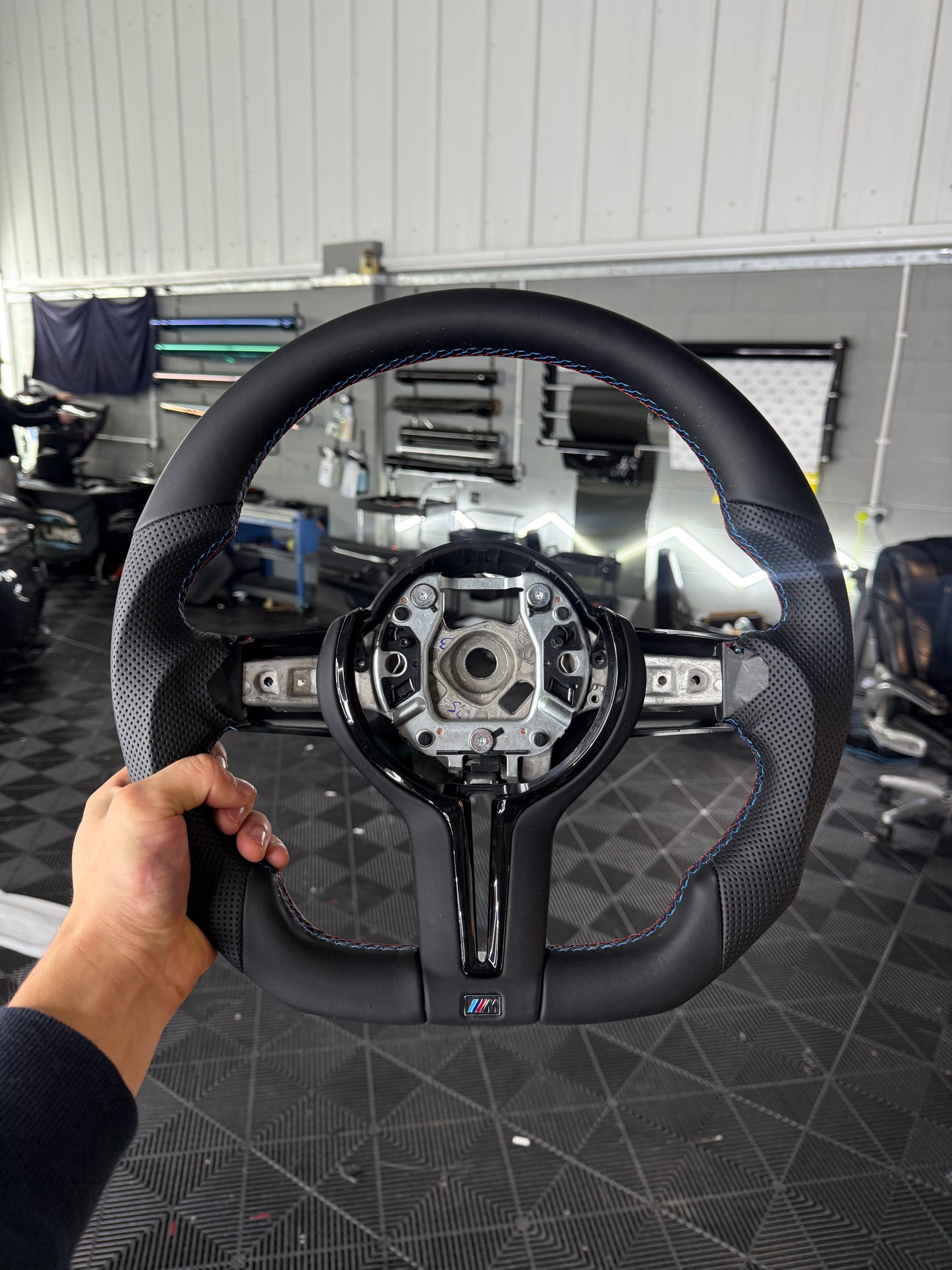 BMW F-Series Leather Steering Wheel