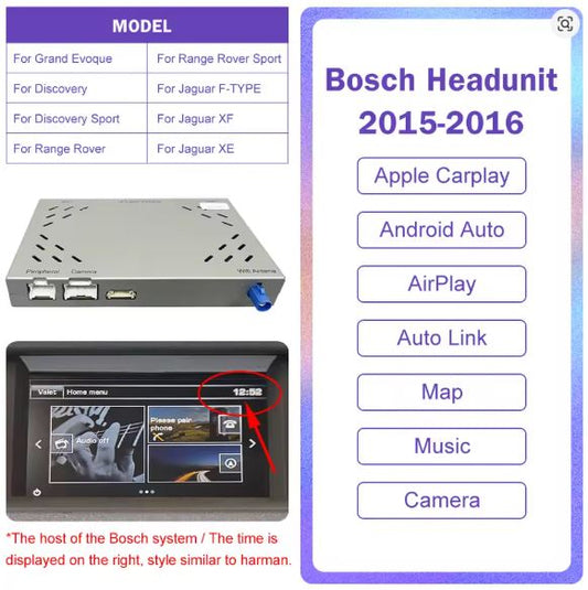 Wireless CarPlay & Android Auto Upgrade for Range Rover & Jaguar (2012–2018)