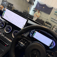 Mercedes Synced Screen & Virtual Cockpit Combo