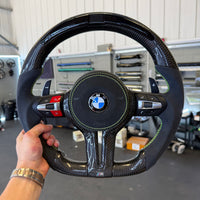 BMW F-Series Custom Carbon Fibre Steering Wheel by DHStyling