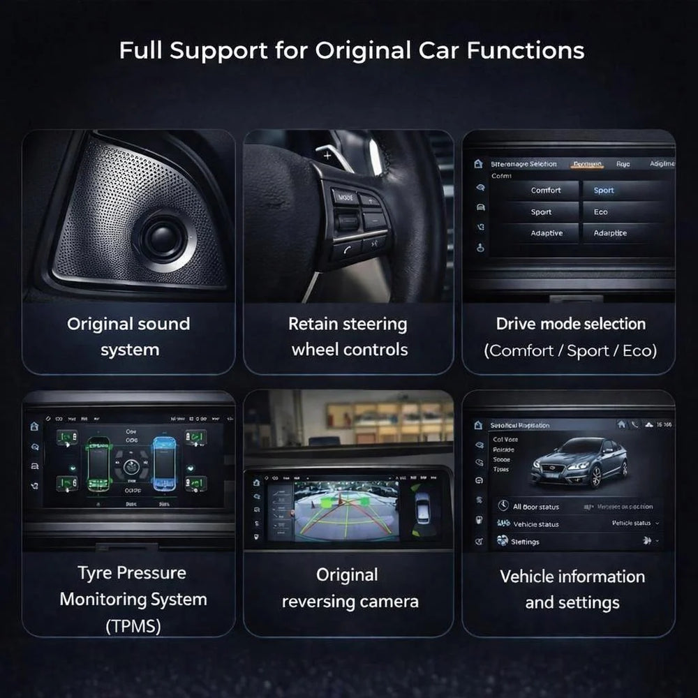 Volkswagen Touran Android 15 Car Stereo Head Unit (2016–2025)