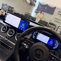 Mercedes Synced Screen & Virtual Cockpit Combo