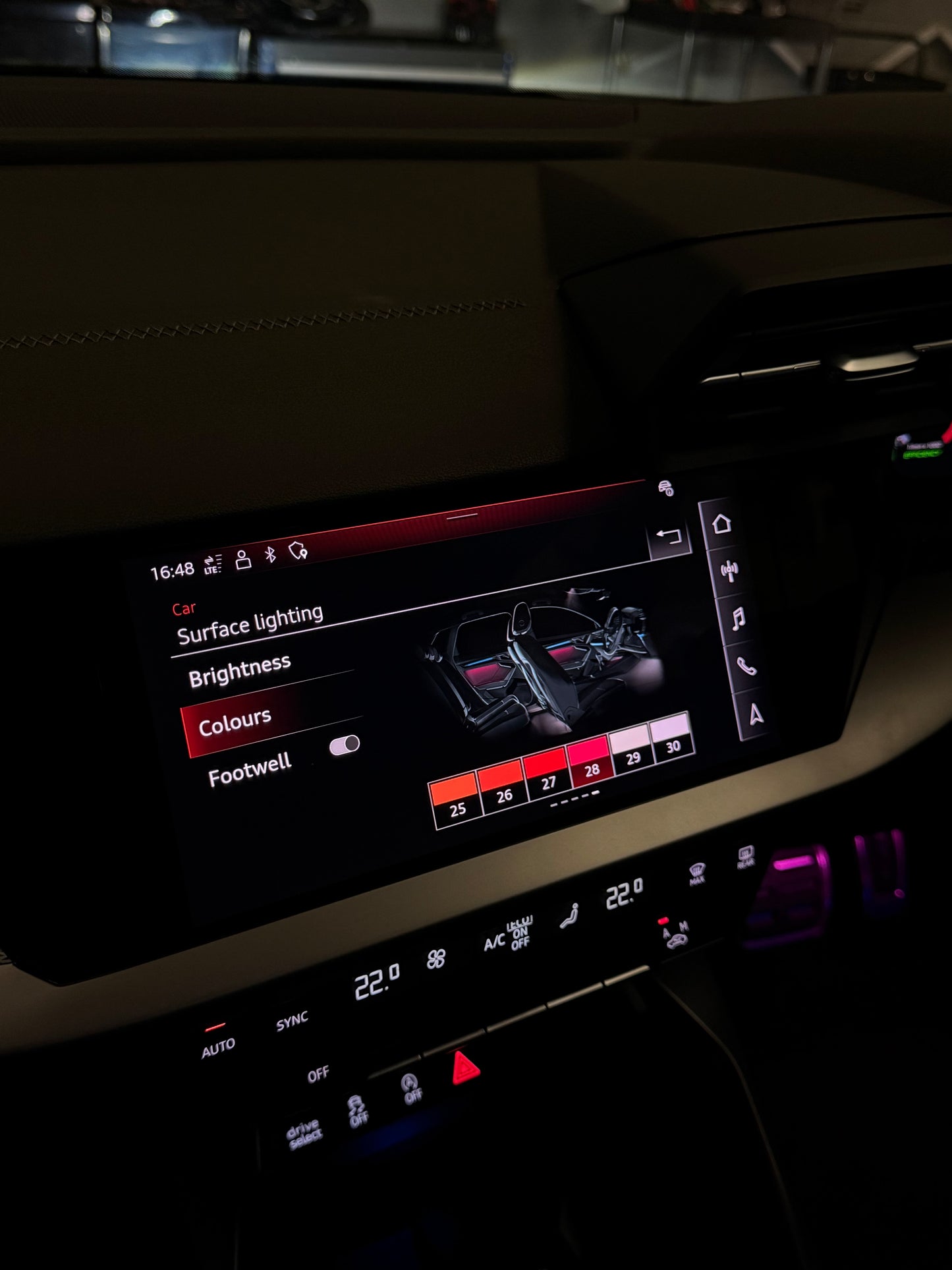 Audi A3 8Y OEM Ambient lights (2021-2025)