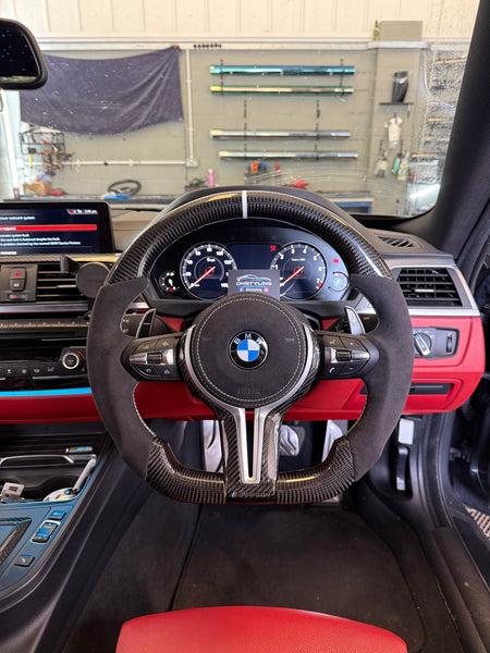 BMW F Series Carbon Fibre Steering Wheel