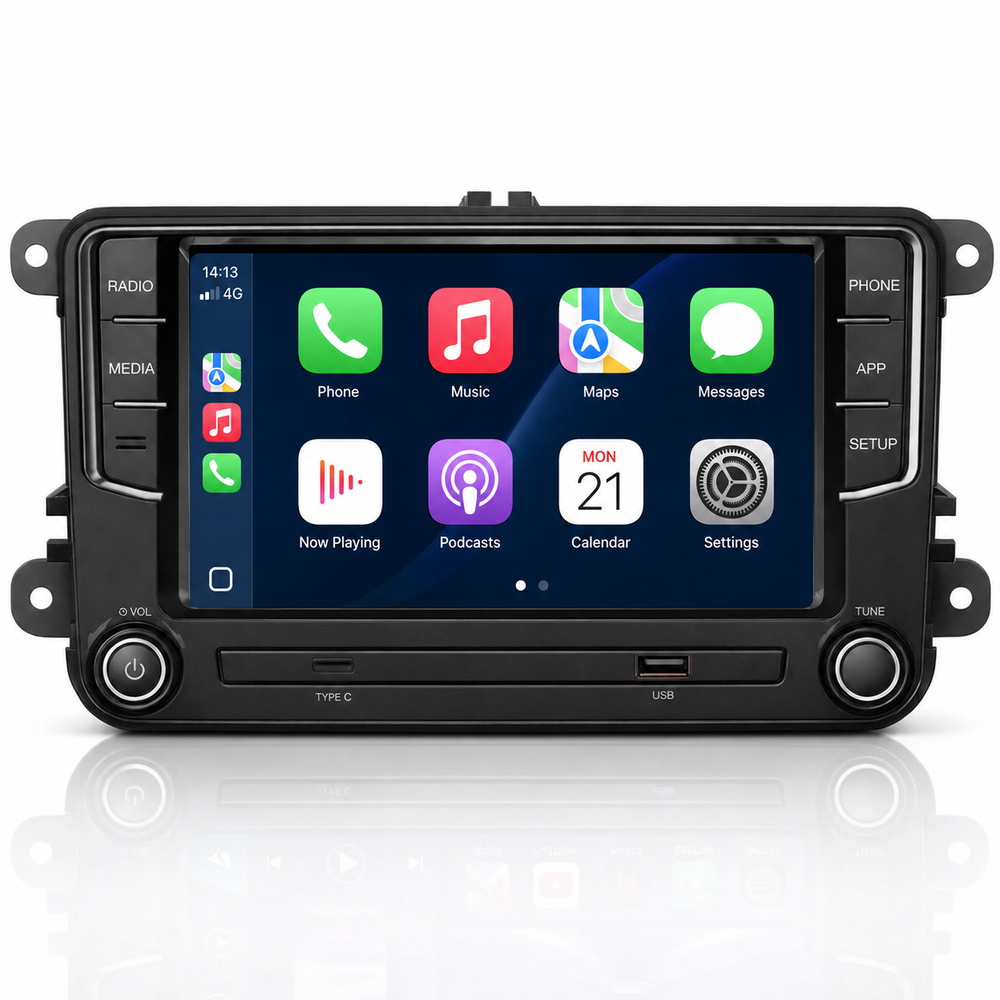 Volkswagen Scirocco Apple CarPlay & Android Auto Screen (2008–2017)