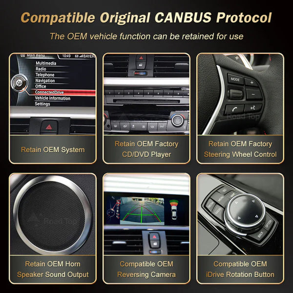 BMW 3/4 Series CarPlay Screen (F30-F36) 2012-2016