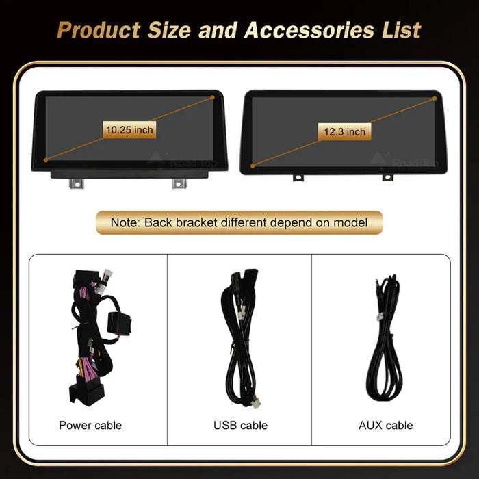 BMW 3 & 4 Series Linux Apple CarPlay & Android Auto Screen (F30-F36)