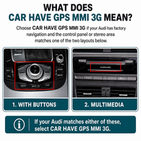 Audi A5 B8 and B8.5 2007–2016 vehicle-specific Android screen with Wireless Apple CarPlay and Android Auto
