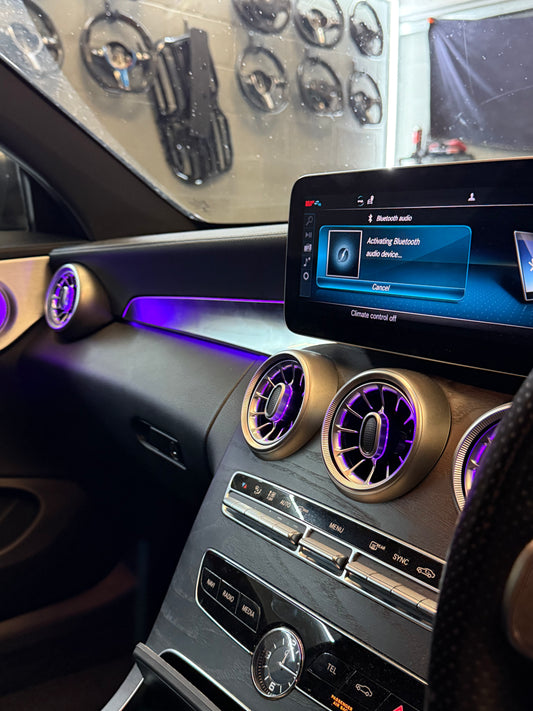 Mercedes LED Air Vents 256 Colours