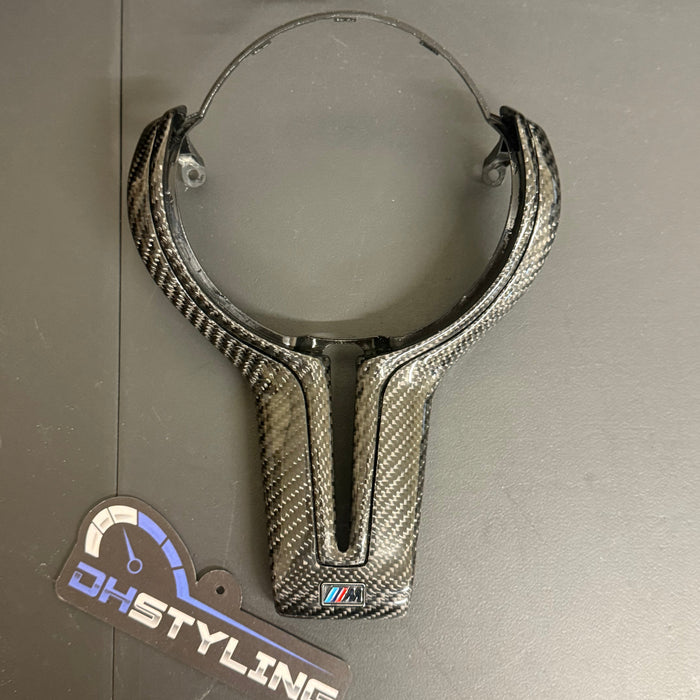 BMW F-SERIES CARBON FIBRE STEERING WHEEL TRIM