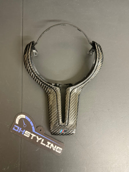 BMW F-SERIES CARBON FIBRE STEERING WHEEL TRIM