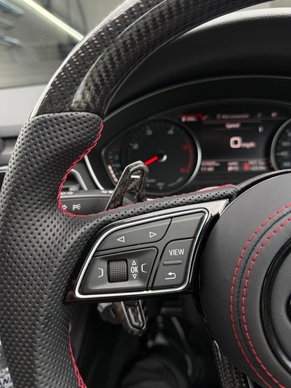 Audi Carbon Fibre Custom Steering Wheel