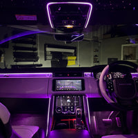 256-Colour RGB Car Ambient Lighting Kit – Universal LED Interior Acrylic Strip Lights with App Control, Music Sync & Hidden Symphony Atmosphere System