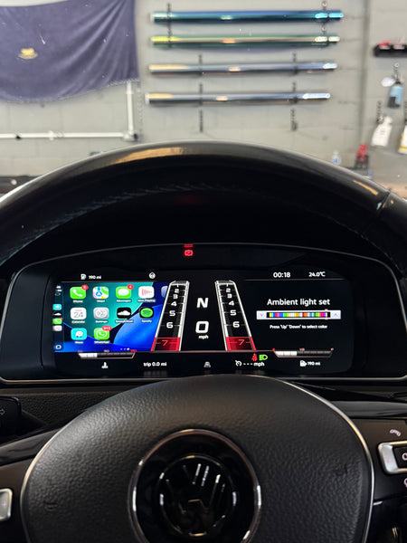 VW GOLF MK7 / 7.5 AFTERMARKET VIRTUAL DASHBOARD 2014 - 2021