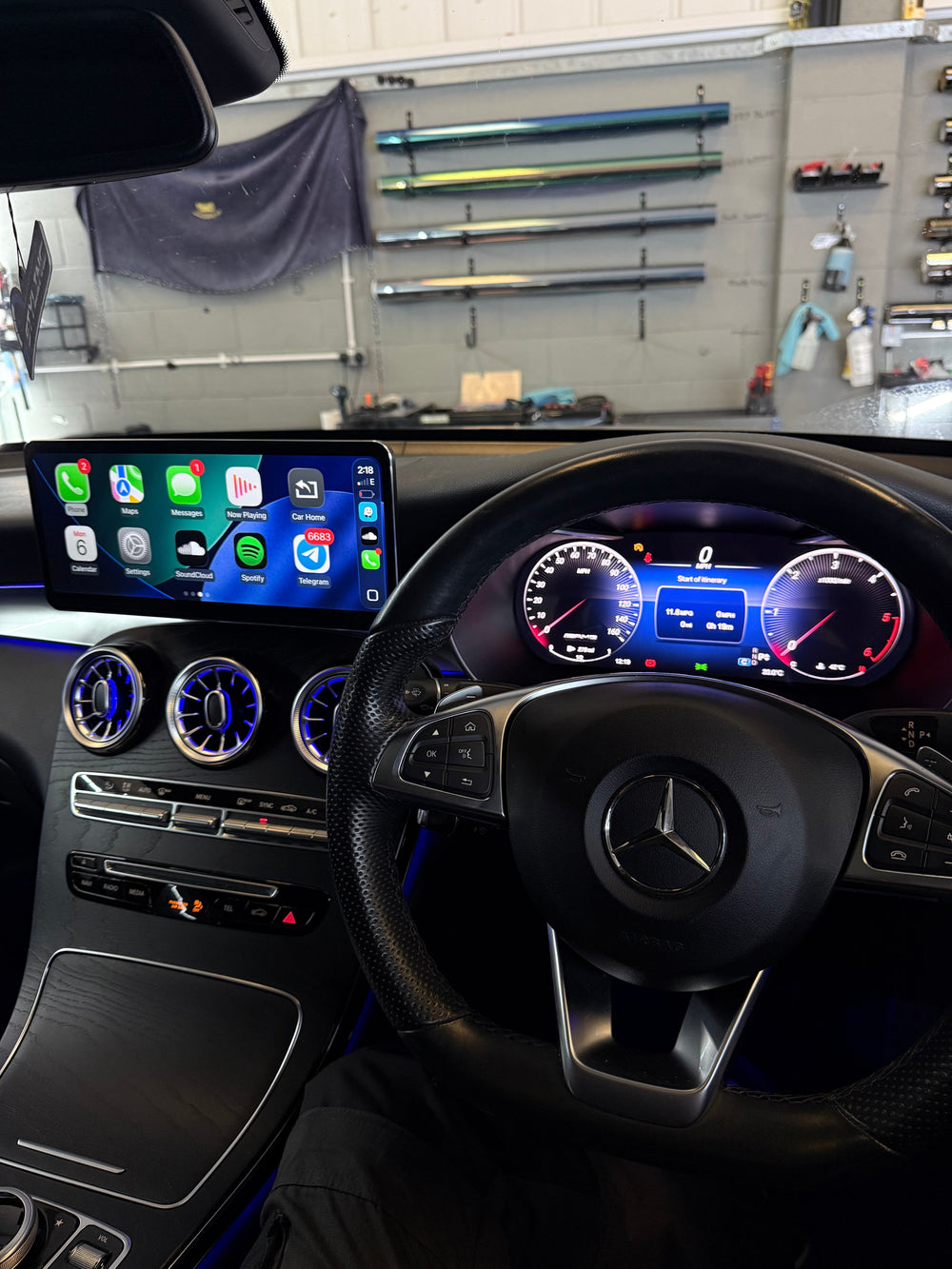 MERCEDES C-Class VIRTUAL DASHBOARD 2014-2018