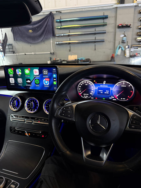 MERCEDES CLA VIRTUAL DASHBOARD 2016 - 2018