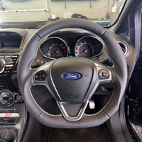 Ford Fiesta Mk7 / Mk7.5 Leather Custom Steering Wheel (2009-2017)