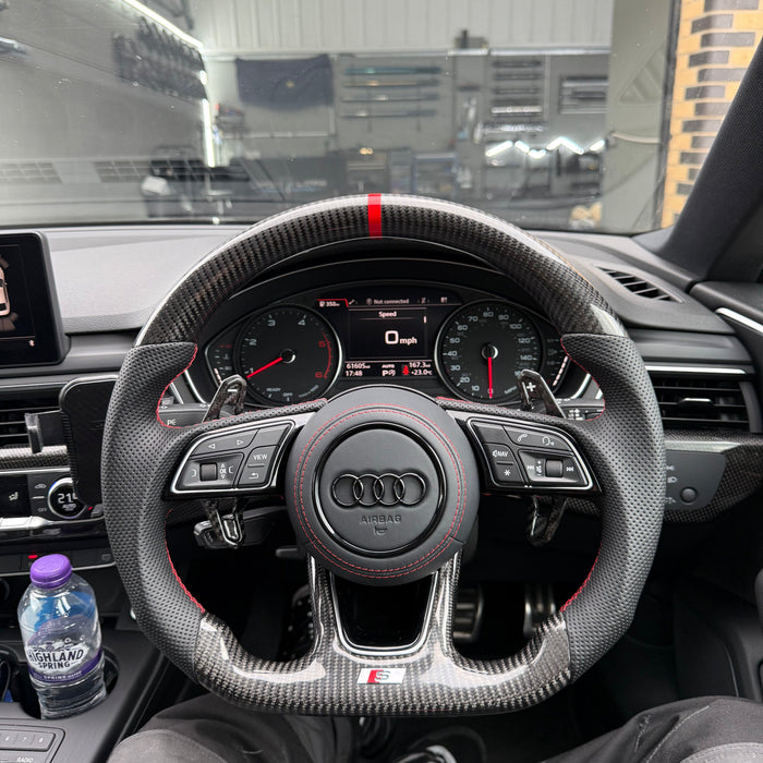 Audi Carbon Fibre Steering Wheel (Customise)