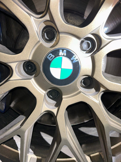 Reflective Badge Stickers For BMW Alloys (Standard Size)