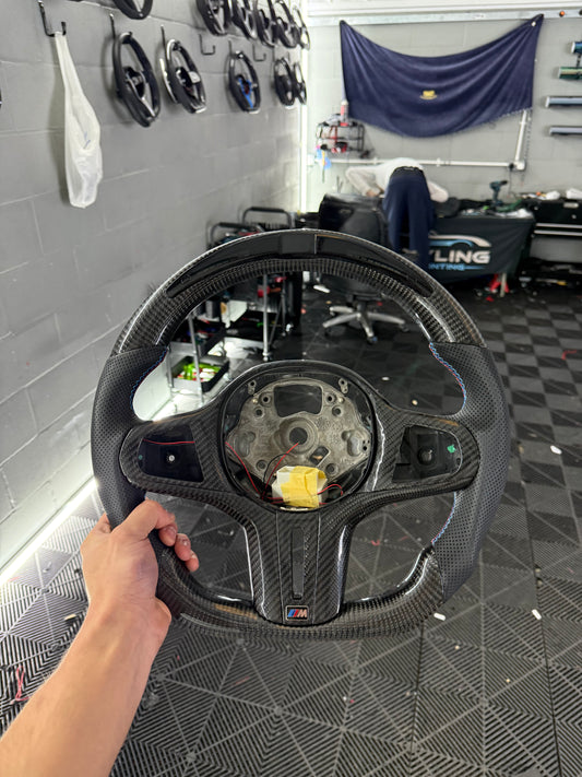 BMW G-Series Carbon Fibre LED Steering Wheel