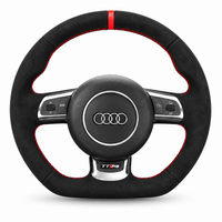 DHStyling stitch-on steering wheel cover for matching Audi A3 2008–2013, S3 2006–2013, TT 2006–2014, TTS 2008–2014, TT RS 2009–2014 and R8 2007–2010 steering wheels