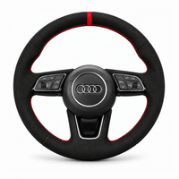 DHStyling made-to-order Audi stitch-on steering wheel cover for selected A3, A4, A5, S, RS, Q and SQ models within the listed 2015–2022 fitment years