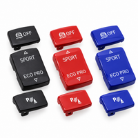 DHStyling driving mode, DSC and parking sensor replacement button set in red, blue or black for compatible BMW F-Series models 2009–2021