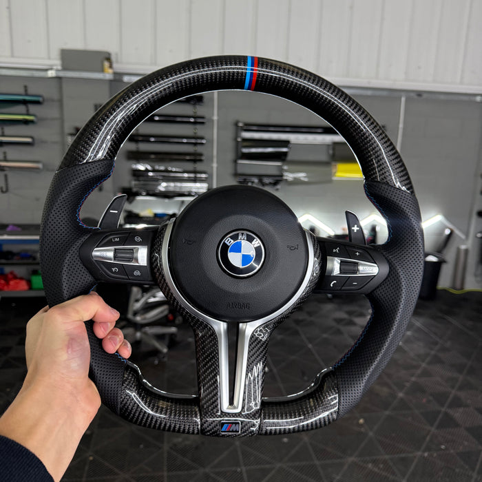 BMW F-Series Upgraded Carbon Fibre Steering Wheel (COMPLETE WHEEL)