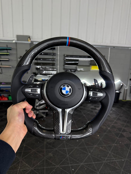 BMW F-Series Upgraded Carbon Fibre Steering Wheel (COMPLETE WHEEL)