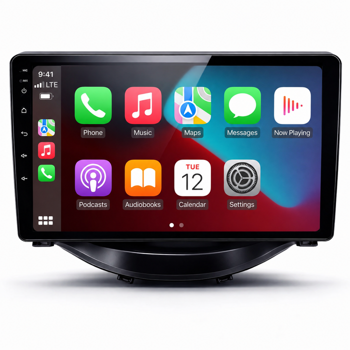 Peugeot 108 Citroën C1 and Toyota Aygo Android 15 car stereo with Wireless Apple CarPlay and Android Auto
