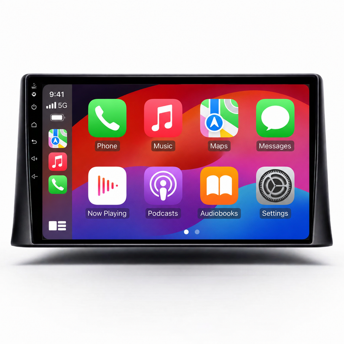 Peugeot Partner Citroën Berlingo and Vauxhall Combo Android 15 car stereo with Wireless Apple CarPlay and Android Auto
