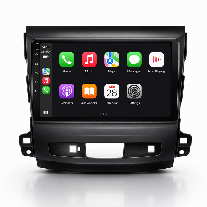 Citroën C-Crosser Peugeot 4007 and Mitsubishi Outlander Android 15 car stereo with Wireless CarPlay and Android Auto
