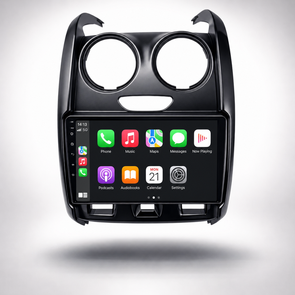 Dacia Duster 2015–2018 Android 15 car stereo with Wireless Apple CarPlay and Android Auto
