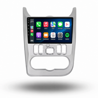 Dacia Logan Sandero and Duster 2009–2015 Android 15 touchscreen stereo with Wireless Apple CarPlay and Android Auto
