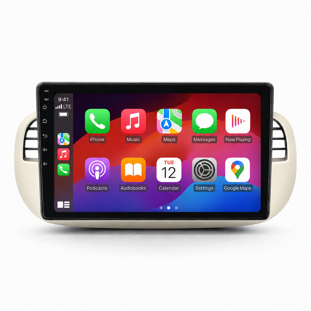 Fiat 500 Android 15 Car Stereo Head Unit (2007–2015)