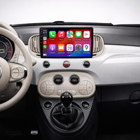 Fiat 500 500C and 500e 2015–2020 Android 15 touchscreen stereo with Wireless Apple CarPlay and Android Auto
