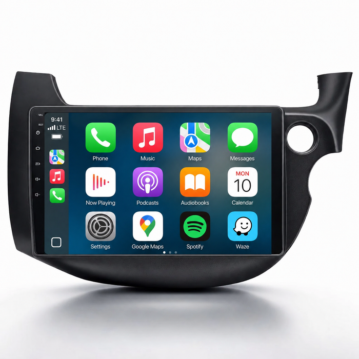 Honda Jazz 2007–2013 Android 15 touchscreen car stereo with Wireless Apple CarPlay and Android Auto
