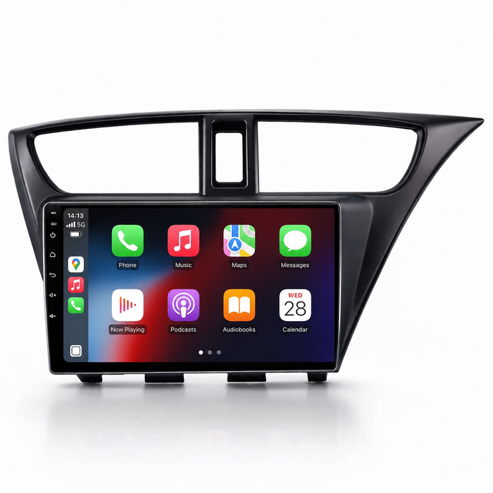 Honda Civic 2012–2017 Android 15 touchscreen car stereo with Wireless Apple CarPlay and Android Auto
