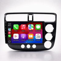 Honda Civic 2000–2005 Android 15 touchscreen car stereo with Wireless Apple CarPlay and Android Auto
