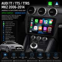 Audi TT TTS TTRS MK2 Android 15 Apple CarPlay Android Auto Head Unit