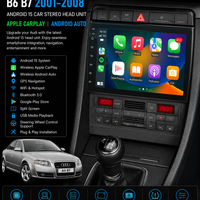 Audi A4 S4 RS4 B6 B7 Android 15 Apple CarPlay Android Auto Head Unit