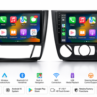 BMW 1 Series E81 E82 E87 E88 Android 15 Apple CarPlay Android Auto Head Unit