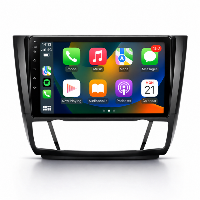 BMW 1 Series E81 E82 E87 E88 Android 15 Apple CarPlay & Android Auto Head Unit (2004-2012)